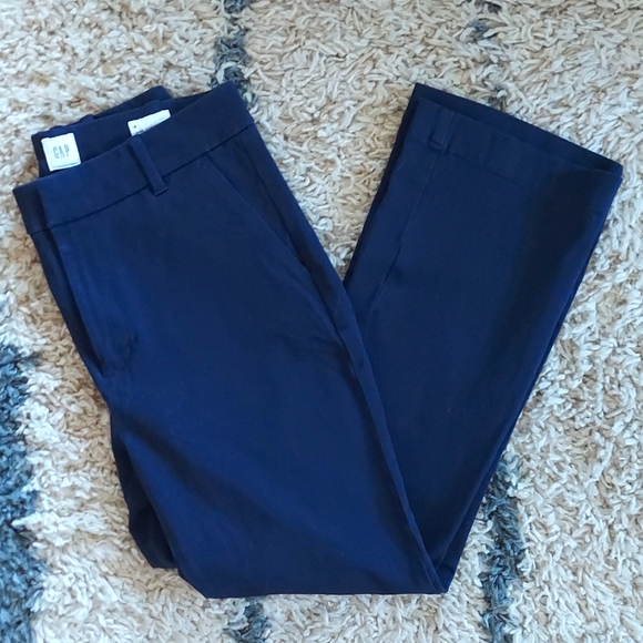 Brand new navy high rise kick fit gap dress pants - Picture 1 of 4